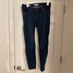Madewell Maternity Blue Jeans